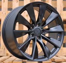 Indlæs billede til gallerivisning R18x8.5 5X114.3 ET 40 64.1 3S209 Black Half Matt (BLHM) For TESLA (K2+P) (HYBRID FORGED (Model 3)
