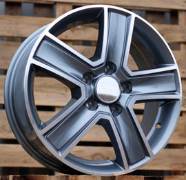 R16x6.5 5X160 ET 58 65.1 BK473 Grey Polished (MG) For FORD (Z2+R) (4×4 (max 1250kg)