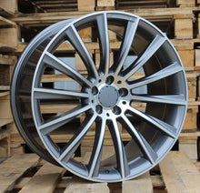 Indlæs billede til gallerivisning R20x9.5 5X112 ET 36 66.6 B1048 Grey Polished (MG) For MER (P+Z2) (Rear+Front)
