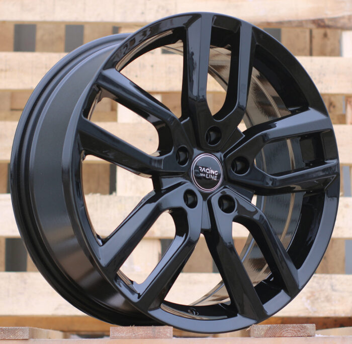 R16x6.5 5X112 ET 42 66.6 B5883 Black (BL) For RACIN (R)