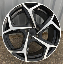 Indlæs billede til gallerivisning R18x8 5X112 ET 44 57.1 XE182 (BK5512) Black Polished (MB) For VW (K4)