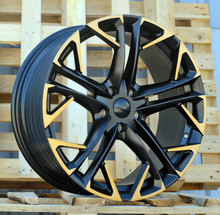 Indlæs billede til gallerivisning R18x8 5X112 ET 38 57.1 YF5719 Black Polished Half Matt Cooper (MBHMC) For CUPRA (Z5) (HYBRID FORGED)