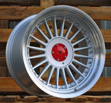 Indlæs billede til gallerivisning R17x8 5X120 ET 20 74.1 7307F Silver+Polished Lip (SP) For BMW (P1+P+Z6) (ALPINA Style (Front+Rear)