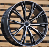 R19x8.5 5X112 ET 40 66.5 H5060 (INSA001) Black Polished (MB) For AUD (P1) (ABT Style)