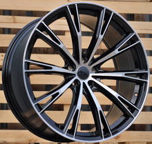 Indlæs billede til gallerivisning R18x8 5X112 ET 35 66.5 H5060 (FBX006) Black Polished (MB) For AUD (Z5) (HYBRID FORGED Style ABT)