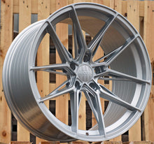 Indlæs billede til gallerivisning R20x10.5 5X120 ET 35 72.6 HX036 (B5597) Silver Shining (SS) For HAXER (K2+K4) (Rear+Front)