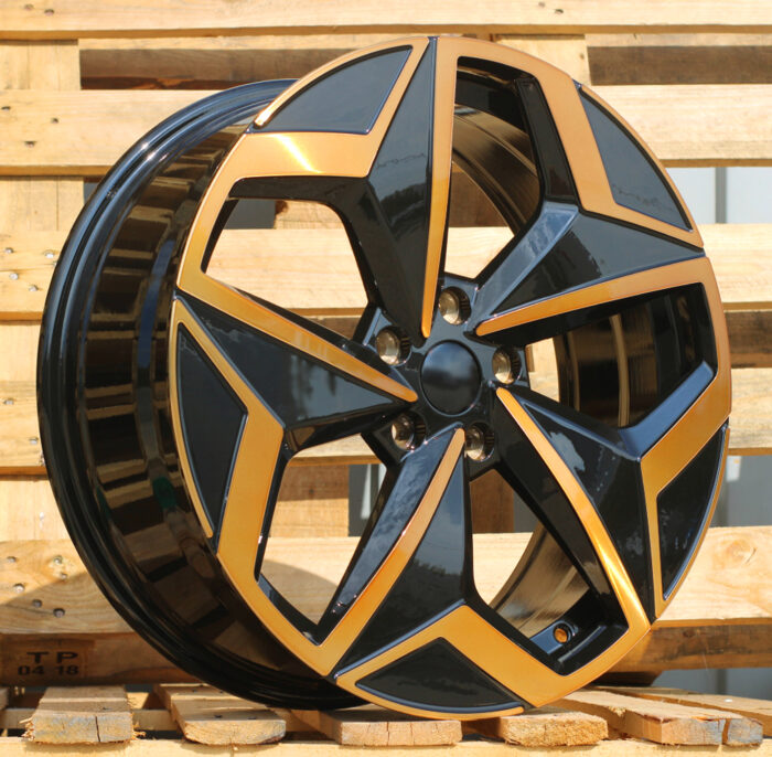 R19x7.5 5X112 ET 50 57.1 I5649 Black Polished Cooper (MBC) For VW (Z5) (For ID3)