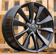 Indlæs billede til gallerivisning R20x8.5 5X114.3 ET 35 64.1 B2046 Black Half Matt (BLHM) For TESLA (Z1+z4) (Model 3)