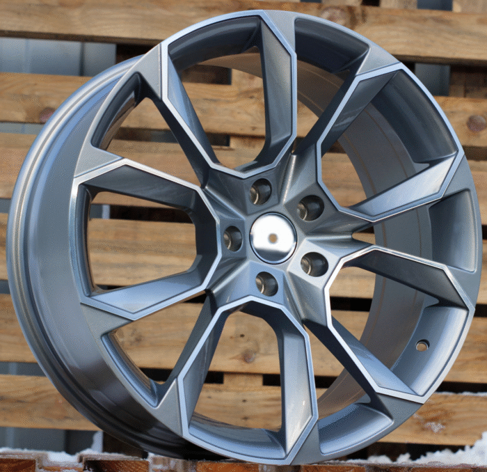 R17x7 5X112 ET 40 57.1 SK516 (BK5278) Grey Polished (MG) For SKODA (R)