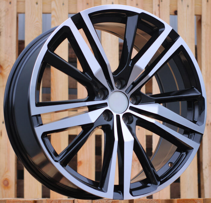 R19x8 5X108 ET 45 63.3 FE182 Black Polished (MB) For VOLVO (Z5+Z6)