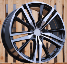 Indlæs billede til gallerivisning R20x8.5 5X108 ET 45 63.3 FE182 (IN0242/TS765) Black Polished (MB) For VOLVO (P1+P2)