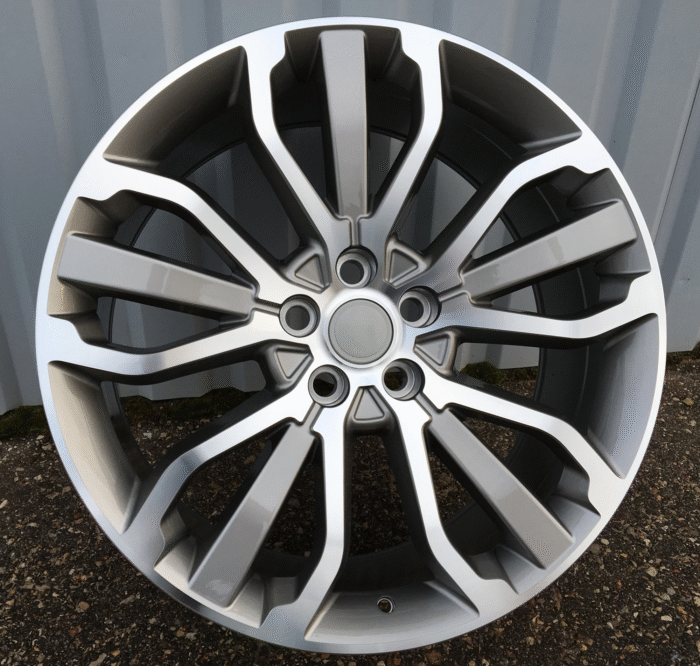 R21x9.5 5X120 ET 49 72.6 B1027 (IN2101) Grey Polished (MG) For LAND (K7)
