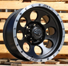 Indlæs billede til gallerivisning R16x8.5 6X139.7 ET M15 110.1 B5187 Black Half Matt+Polished Lip (BLHMPL) For 4X4 (R)