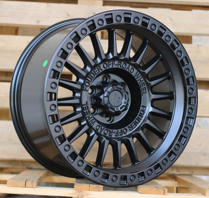 R18x9 6X114.3 ET 0 66.1 JT222 Black Matt (BM) For 4X4 (K3)