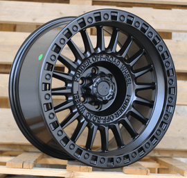 R18x9 6X114.3 ET 0 66.1 JT222 Black Matt (BM) For 4X4 (K3)
