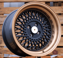 Indlæs billede til gallerivisning R16x9 4X100 ET 20 73.1 XF098 Black Matt (BM) For RACIN (R) (REAR+FRONT STYLE BBS)