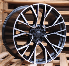 Indlæs billede til gallerivisning R22x9.5 5X112 ET 37 66.6 B5769 Black Polished (MB) For BMW (P) (Rear+Front)