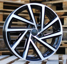Indlæs billede til gallerivisning R19x8 5X112 ET 45 57.1 B5329 (BY1420) Black Polished (MB) For VW (Z2)