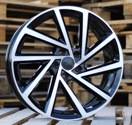 R18x7.5 5X112 ET 45 57.1 B5329 (BY1420/VW405) Black Polished (MB) For VW (P2+Z2+Z1)
