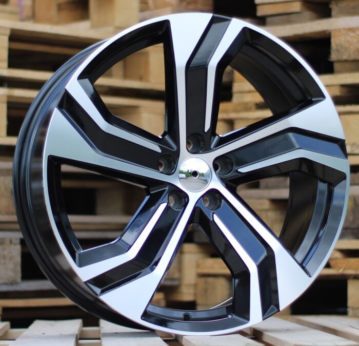 R19x8 5X108 ET 42.5 63.3 B0143 Black Polished (MB) For VOLVO (Z4)