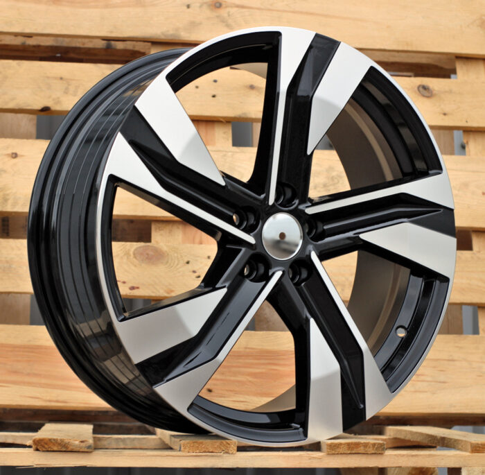 R19x7.5 5X108 ET 50.5 63.4 SF502 Black Polished (MB) For VOLVO (K7) (HYBRID FORGED)