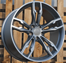 Indlæs billede til gallerivisning R20x8.5 5X112 ET 27 66.6 XE169 Grey Polished Half Matt (MGHM) For BMW (P) (Rear+Front)