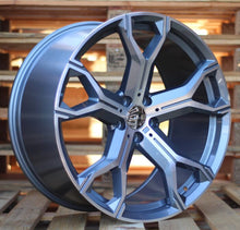 Indlæs billede til gallerivisning R22x9.5 5X112 ET 37 66.6 B5498 (BYD1538) Grey Polished Half Matt (MGHM) For BMW (K3) (MGMF)