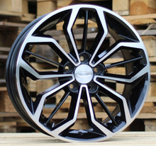 Indlæs billede til gallerivisning R16x6.5 5X108 ET 50 63.3 B5433 Black Polished (MB) For FORD (D2+P+D1)