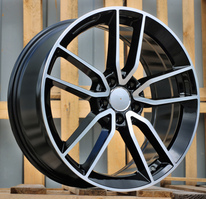 R18x8 5X112 ET 40 66.6 B5461 Black Polished+Powder Coating (MBPC) For MER (K4)