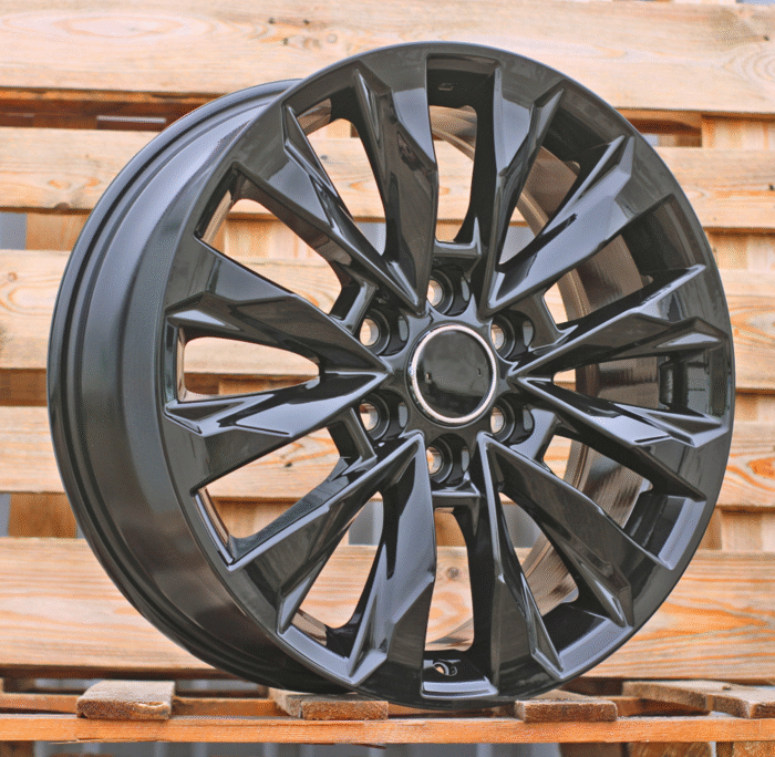 R18x7.5 6X139.7 ET 60 95.1 Y0185 Black (BL) For TOYOT (P)