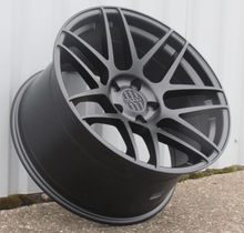 Indlæs billede til gallerivisning R19x9 5X120 ET 30 72.6 XF995 (HX022) Black Half Matt (BLHM) For HAXER (K4+P1) (Rear+Front)