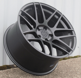 R19x9 5X120 ET 30 72.6 XF995 (HX022) Black Half Matt (BLHM) For HAXER (K4+P1) (Rear+Front)