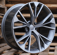 Indlæs billede til gallerivisning R21x10 5X112 ET 20 66.5 B1624 Grey Polished (MG) For AUD