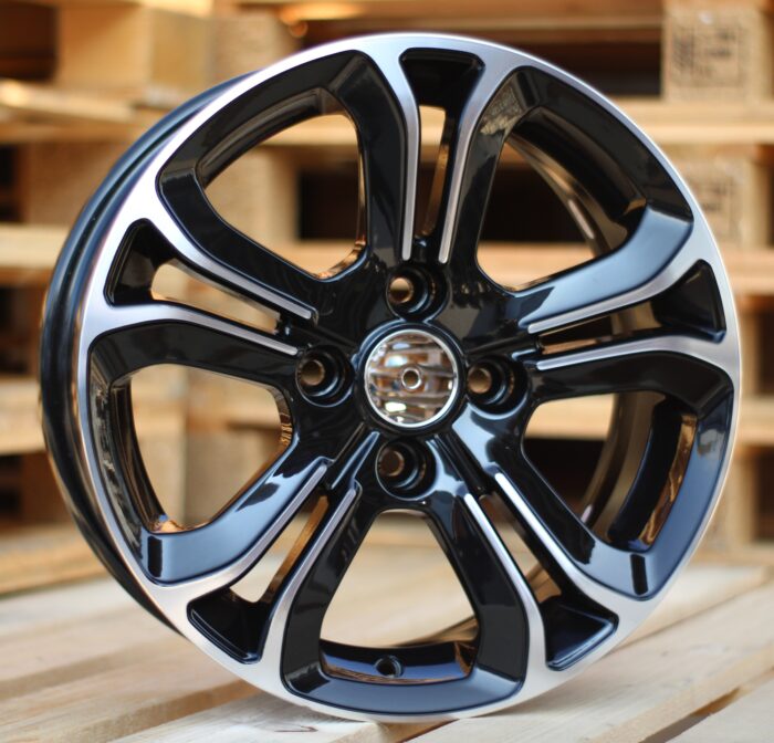 R16x6 4X108 ET 22 65.1 A5108 Black Polished (MB) For CITRO (P+P2)