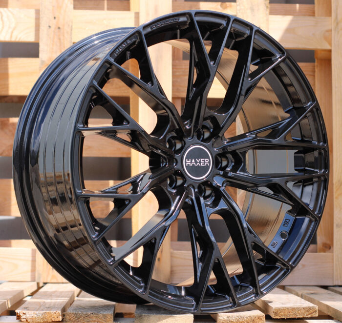 R18x9 5X120 ET 35 72.6 HX042 (A5871) Black (BL) For HAXER (P) (Rear+Front)