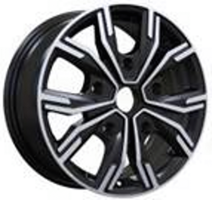 R16x6.5 5X114.3 ET 45 66.1 6408 Black Polished (MB) For RENAU (Z6) (max 1250kg)