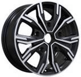 R16x6.5 5X160 ET 56 65.1 6408 Black Polished (MB) For FORD (Z6) (max 1250kg)