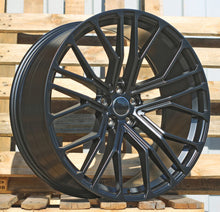 Indlæs billede til gallerivisning R22x9.5 5X112 ET 26 66.5 I0410 Black Half Matt (BLHM) For AUD (Z5)