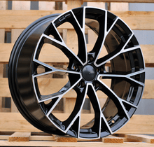Indlæs billede til gallerivisning R17x7.5 5X112 ET 51 57.1 3S1279 Black Polished (MB) For VW (R) (HYBRID FORGED New Model)