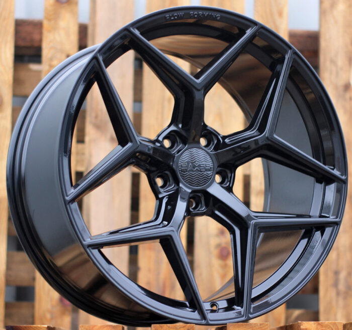 R20x10 5X120 ET 40 72.6 HX04F Black (BL) For HAXER (K4) (HYBRID FORGED (Max Load 815kg.)