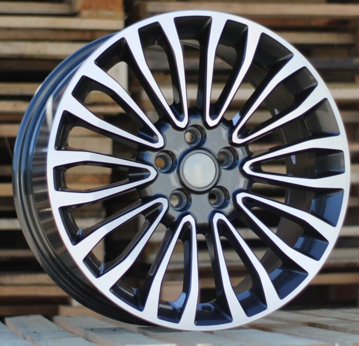 R18x8 5X108 ET 50 63.4 A1340 (INS0181) Grey Polished (MG) For FORD (K7)