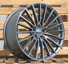 Indlæs billede til gallerivisning R20x10 5X112 ET 41 66.6 B5569 Grey Polished (MG) For BMW (P) (Rear+Front)