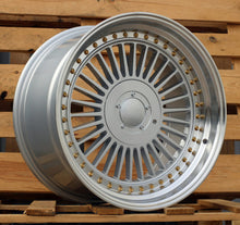 Indlæs billede til gallerivisning R19x10 10X112/120 ET 25 74.1 L2413 Silver+Polished Lip (SP) For BMW (K3) (ALPINA style Rear+Front)