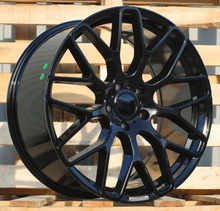 Indlæs billede til gallerivisning R20x8.5 5X112 ET 35 66.5 AT967 (IN0186) Black (BL) For MER (Z5) (BRABUS Style Rear+Front)