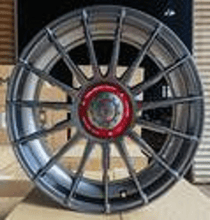 Indlæs billede til gallerivisning R18x8 10X108/114.3 ET 40 67.1 FBX298 Gun Metal (GM) For RACIN (Z5) (HYBRID FORGED Style OZ)