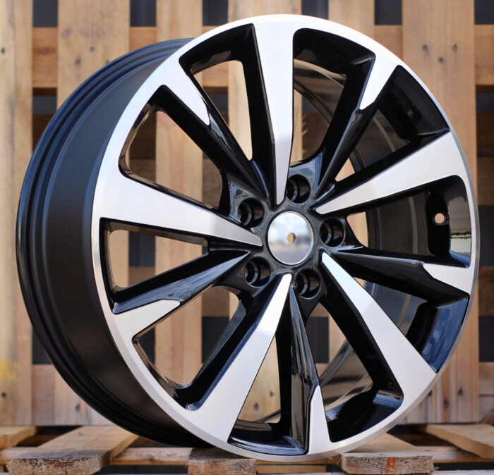R18x7.5 5X112 ET 46 57.1 B5869 Black Polished (MB) For SEAT (K2)