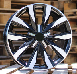 R18x8 5X120 ET 50 65.1 B1351 Black Polished (MB) For VW (Z4) (4×4)