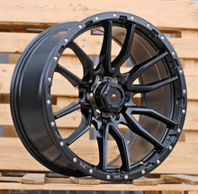 Indlæs billede til gallerivisning R18x9 6X139.7 ET 10 106.1 I6098 Black Half Matt (BLHM) For 4X4 (K7)