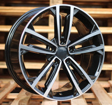Indlæs billede til gallerivisning R18x7.5 5X112 ET 45 57.1 B1415 Black Polished (MB) For VW