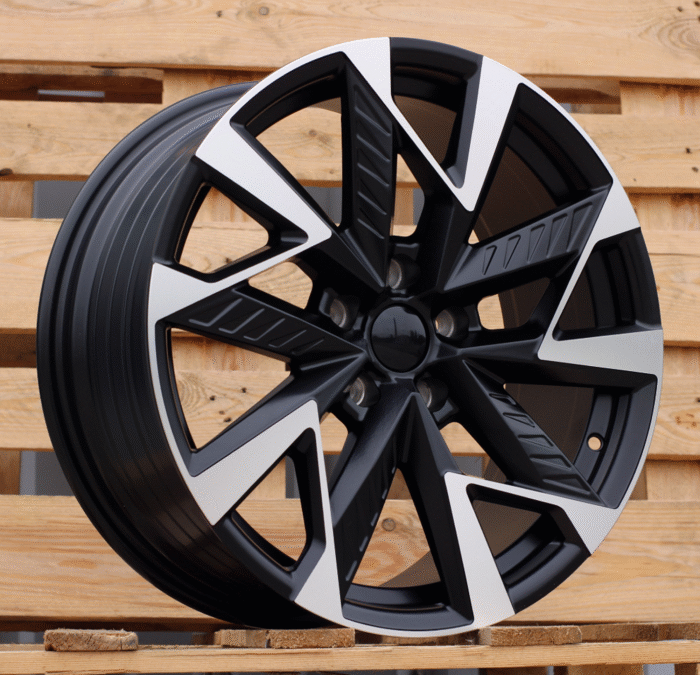 R18x8 5X112 ET 40 57.1 YF0443 Black Polished Half Matt (MBHM) For CUPRA (P1) (HYBRID FORGED)